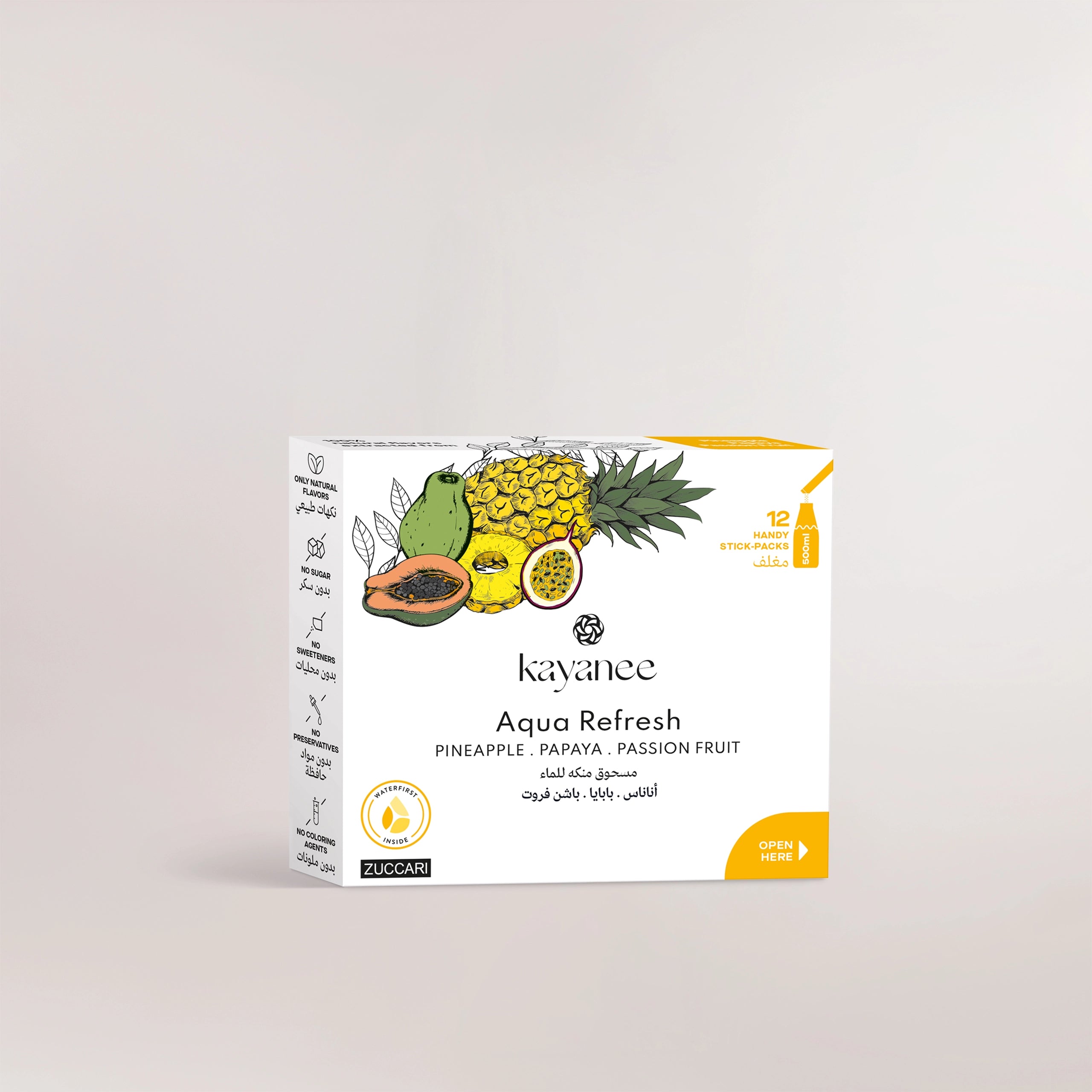 Aqua Refresh Hydration Powder Pineapple-Papaya-Passion Fruit