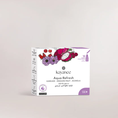 Aqua Refresh Hydration Powder Karkade-Dragon Fruit-Acerola