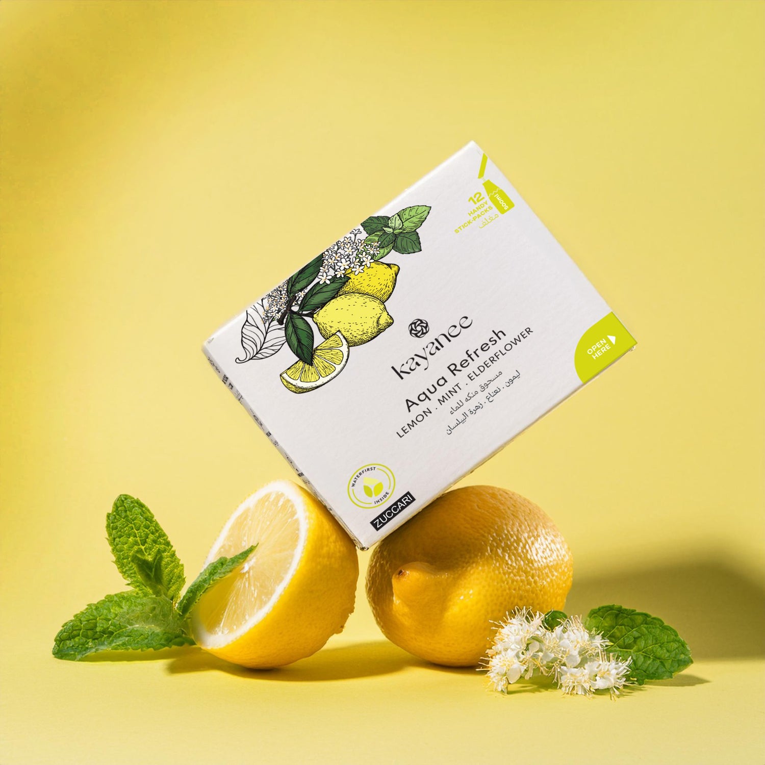 Aqua Refresh Hydration Powder Lemon-Mint-Elderflower